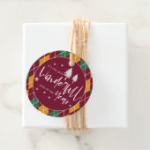 Geweldige kerst van het jaar Argyle Bedankjes Labels (In situ)
