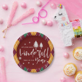 Geweldige kerst van het jaar Argyle Papieren Bordje (Feest)
