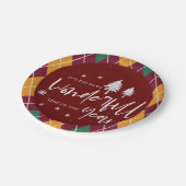 Geweldige kerst van het jaar Argyle Papieren Bordje (Gekanteld)