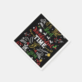 Geweldige kerstavond servetten (Hoek)