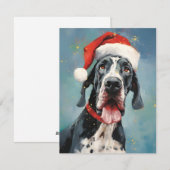 Geweldige kerstmis feestdagenkaart (Voorkant / Achterkant)