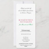 Geweldige kerstmis feestdagenkaart (Achterkant)