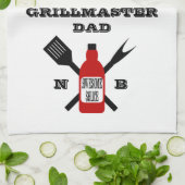 Geweldige keukenhanddoek met speciale saus (Gevouwen)