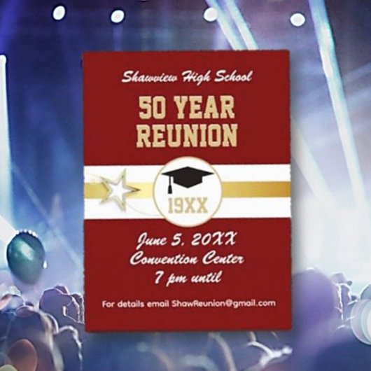 Geweldige keuze! Class Reunion Invite Briefkaart