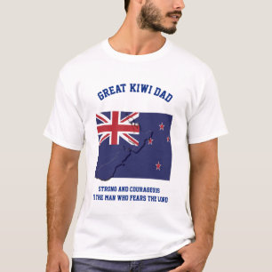 Geweldige KIWI DAD Christelijk T-shirt