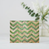 Geweldige koel chevron zigzag patroon briefkaart (Staand voorkant)