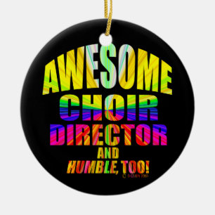 Geweldige Koordirigent Starburst Keramisch Ornament