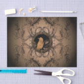 Geweldige kraai tissuepapier (Craft)