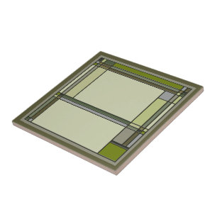 Geweldige kunsten en kunstwerken Geometrisch patro Tegeltje