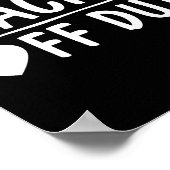 Geweldige laatste dag van de schoolgrappige buiten poster (Hoek)