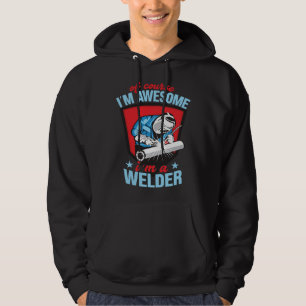 Geweldige lasser opa las kleding hoodie