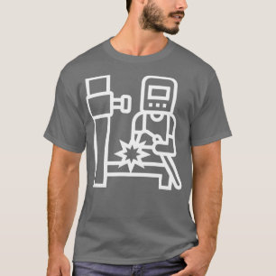Geweldige lassers lasprint eenvoudig t-shirt