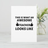 GEWELDIGE leermachine Bedankkaart (Staand voorkant)