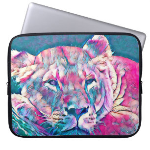 geweldige leeuwigheid laptop sleeve