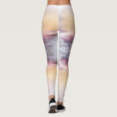 Geweldige Leggings van het Zee van de Zonnewolken  (Achterkant)
