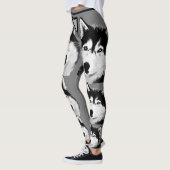 Geweldige Leggings van Siberian Husky (Links)