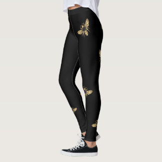 Geweldige Leggings voor zwarte en goudbijen
