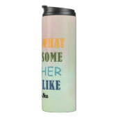 Geweldige leraar Gepersonaliseerde thermische trom Thermosbeker (Geroteerd rechts)