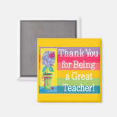 Geweldige leraar magneet (Voorkant / Achterkant)