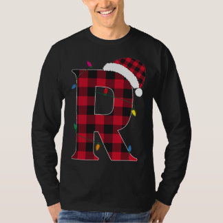 Geweldige letter R Initiaal Naam Buffalo Pset Chri T-shirt