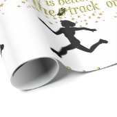 GEWELDIGE LEVEN IS BETER OP DE BAAN ONTWERP CADEAUPAPIER (Rol Hoek)