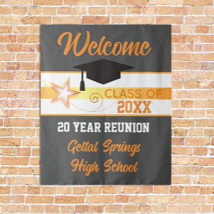 Geweldige look! Elk jaar Klasse Reunion Wall Wandkleed