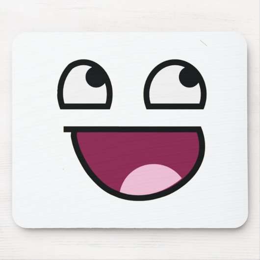 Geweldige Lulz Face Muismat (Voorkant)