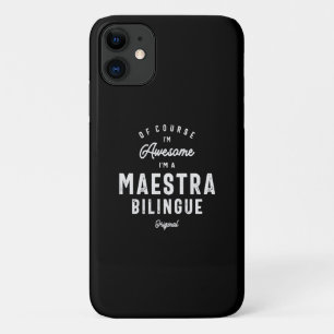 Geweldige Maestra Bilingue: Natuurlijk iPhone 11 Hoesje