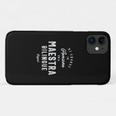 Geweldige Maestra Bilingue: Natuurlijk Case-Mate iPhone Case (Achterkant (horizontaal))