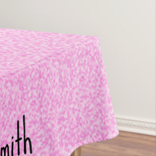 Geweldige magisch roze en wit bewolkt patroon tafelkleed