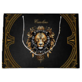 Geweldige majestueuze leeuw groot cadeauzakje (Voorkant)