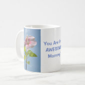Geweldige Mama Flowers Mok (Voorkant links)