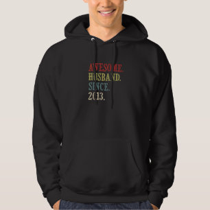Geweldige man sinds 2013 9 Wedding Aninal Hoodie