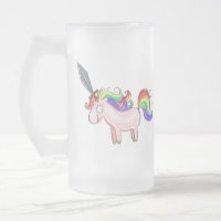 Geweldige Manly Unicorn Beer Mok