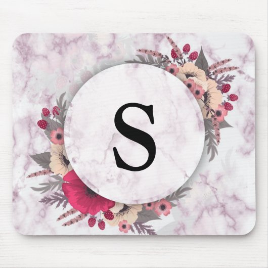 Geweldige marmer trendy modern muispad muismat (Voorkant)