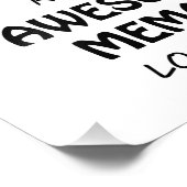 Geweldige memaw foto afdruk (Hoek)