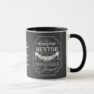 Geweldige mentor dank je cadeau kerstmis mok