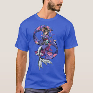 Geweldige Mermaid Anime Grafische Giften voor Teen T-shirt