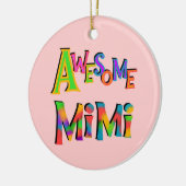 Geweldige Mimi T-shirts en cadeaus Keramisch Ornament (Links)