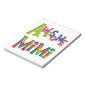 Geweldige Mimi T-shirts en cadeaus Notitieblok (Gedraaid)