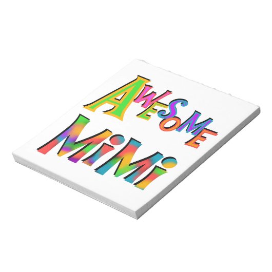 Geweldige Mimi T-shirts en cadeaus Notitieblok (Gedraaid)