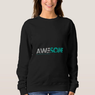 Geweldige Minimalistische Typografische Dames Swea Trui