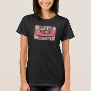 Geweldige Mix Album Tape Best of 1943 Retro T-shirt