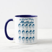 Geweldige Mok van de Wereld der Mustaches (Links)