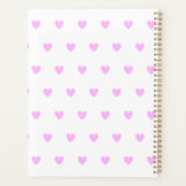 Geweldige Mooie Kitty Kat op Wit Planner (Achterkant)