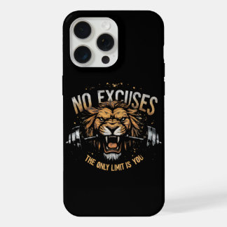 Geweldige motivatie Geen Uitvluchten gewichten & L iPhone 15 Pro Max Hoesje