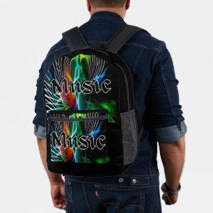  Geweldige muziek Bedrukte Rugzak