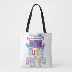 Geweldige muziek is het Gezegde van het leven Tote Bag