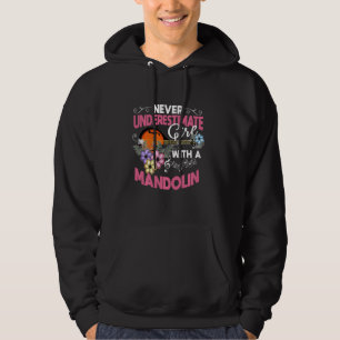 Geweldige muziek van Mandolin Girl Folk Hoodie