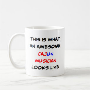 geweldige muzikant van cajun koffiemok